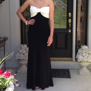 ABS Allen Schwartz Bow Gown